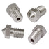 AFUNTA 15 PCS M6 3D Printer Stainless Steel Nozzles - Compatible with E-3D Makerbot & ANET A8, 5 Sizes