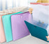 Vertical Expanding Accordion Folder with 7 Pockets, A4 Letter Size Document Wallet Organizer Bag, Pink with Elastic