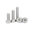 CLXDKLKEQ 5/10/50pcs M2 M2.5 M3 M4 M5 M6 M8 GB822 A2 Bolt(16mm,10pcs M4) Stainless Steel Phillips Cheese Head Screw