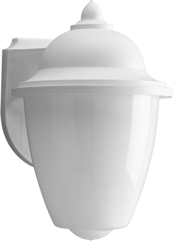 Progress Lighting Polycarbonate Outdoor 1-Light Acrylic Shade Traditional Outdoor Wall Lantern Light
