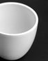 QWORK Lab Porcelain Crucible with Lid, 2 Pack, 50ml Capacity, White, for Laboratory School Heating