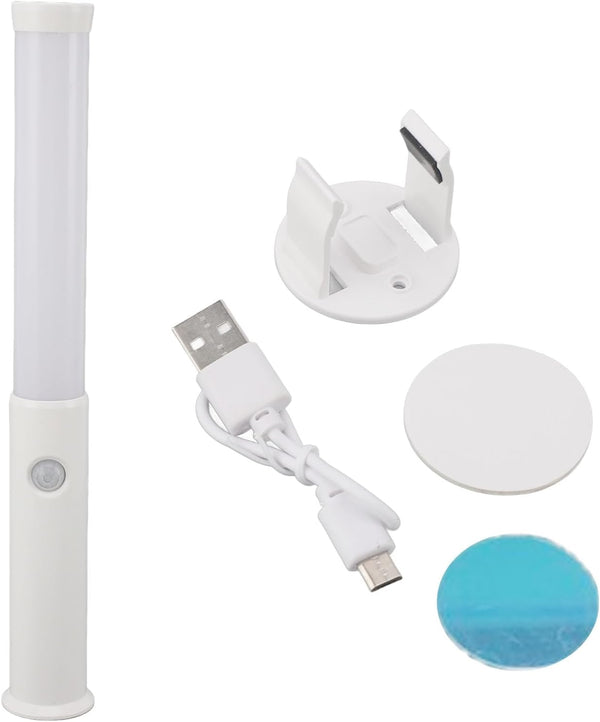 Masyrt Night Light with Motion Sensor Creative Rechargeable 3 Color Temperatures Portable Magnetic