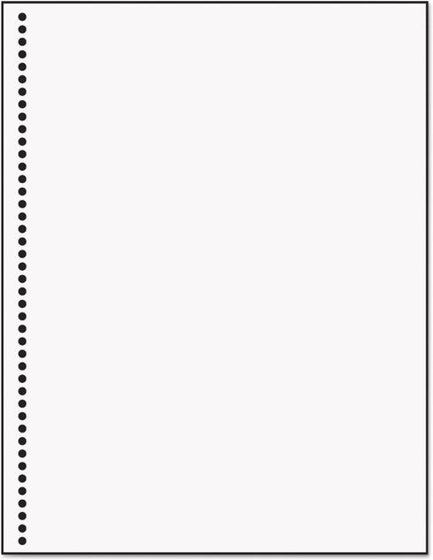 PrintWorks Professional Pre Punched Paper, 500 Sheets, 8.5 x 11, 20 lb, 7 Hole Punch for Binders (04342), White