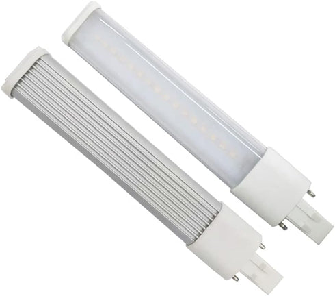 2 Pack 6W 2 Pin GX23 LED Horizontal PL Light Bulb, 13W CFL Equivalent, PLS-13W Replacement LED Plug & Play Light Bulb(Warm White 3000K) by ULIKELED