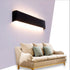 anso (White,25cm(8W) Modern LED Wall Lamp Fixture Sconce Bedroom Bedside Living Hallway Background Cabinet Light Gold)