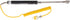 K Type Thermocouple Temperature Probe Heat Resistant Steel Sensor with Insulated Handle (Straight Shank)