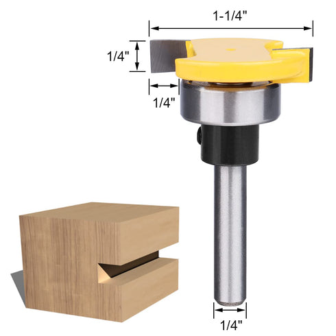 1/4 Inch Wolfride Slot Cutter Router Bit Shank Slot Cutting Bit Slotting Cutter Router Bit