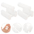 DOITOOL 100pcs 3 Prong Plug Cover, Plastic Socket Covers for Electrical Outlets, Easy Install Safety Caps