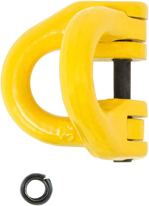 Mytee Products 4 Pack Grade 80 3/8" Safety Chain Connector Hammer Lock Link for Trucks - 7100 lbs WLL Forged Alloy Steel