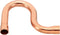 PATIKIL 3/8 Inch ID P-Trap Copper Pipe Fittings, 2 Pcs for HVAC Refrigeration Air Conditioning Plumbing