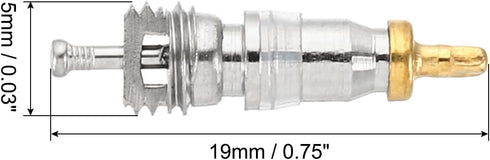 PATIKIL Air Conditioning Valve Core with Seal, 30 Pack Refrigeration Service Valve Stem Cores for HVAC AC System Accessories by PATIKIL