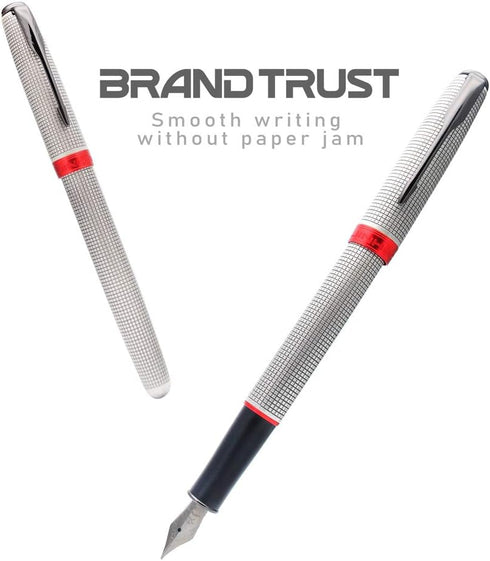 JINHAO 75 HongYun Fountain Pen, Silvery Fine Nib