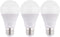 Dusk to Dawn LED Outdoor Light Bulb, 7W Daylight White, Auto on/Off Photocell Sensor, 60 Watt Equivalent, 3-Pack