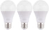 Dusk to Dawn LED Outdoor Light Bulb, 7W Daylight White, Auto on/Off Photocell Sensor, 60 Watt Equivalent, 3-Pack
