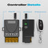 12V DC12V/24V/48V/72V 30A 328ft Remote Switch Wireless, Malictele Relay RF Control Switch with Long Range