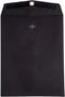 JAM PAPER 10 x 13 Open End Catalog Envelopes with Clasp Closure - Smooth Black - 50 Pack