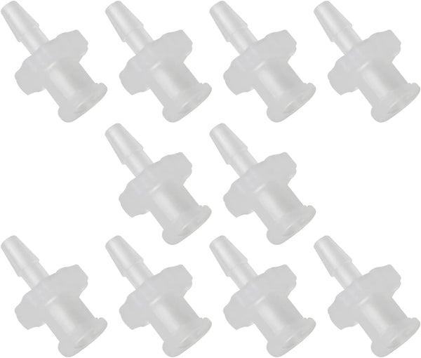 10pcs Female Luer Lock 1/4" Polycarbonate Hose Barb Adapter for Laboratory Biochemical Instruments and Food Machinery