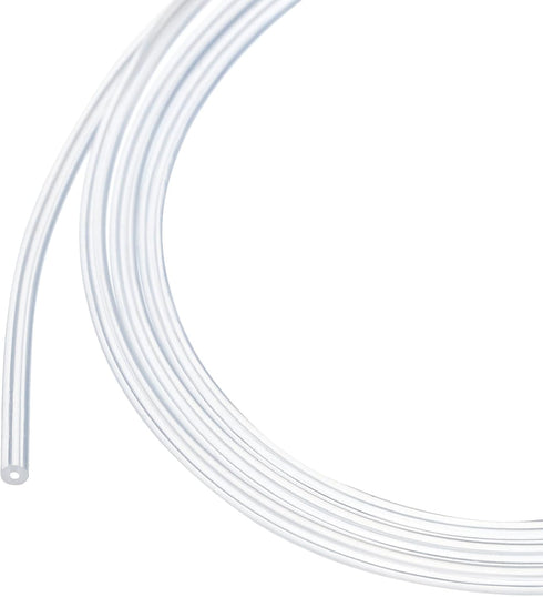 10ft 0.5mm ID x 2mm OD Clear Silicone Tubing, Industrial Plastic Hoses for Pump Siphoning and Irrigation