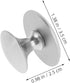 2pcs TEHAUX Shower Grab Bars Suction Cups No Drilling for Glass Cabinet Kitchen Bathroom Adhesive Handles
