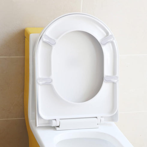 Sluswallow 4Pcs Set, Toilet Seat Bumper Silicone Strong Adhesive Toilet Seats Lid Bumpers, Toilet Seat Buffers, Toilet
