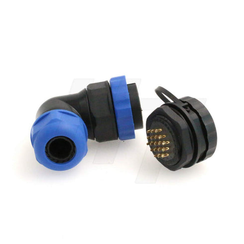 HangTon HE29 19 Pin Waterproof Connector Outdoor Industrial Electrical Power Circular Male Female Plug + Socket