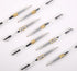 Retractable Gel Ink Pens, Quick-drying Ink 0.5mm, Japanese Style for Office School Supplies, 12-Pack (Black Ink)