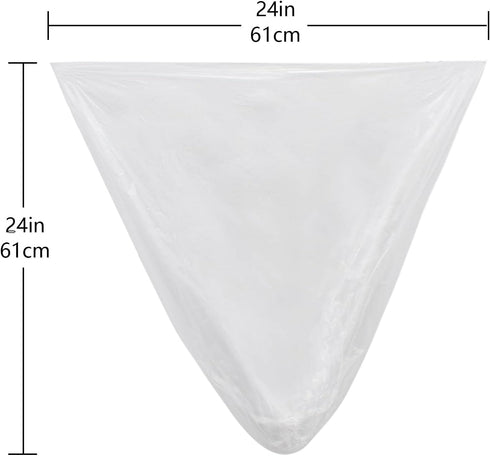 Trash Can Liner - Wholesale 1000 Count Garbage Bags on Perforated Roll 7-10 Gallon Multipurpose for Office Bathrooms Business Home Commercial and industrial needs 24" x 24" by TYPLASTICS