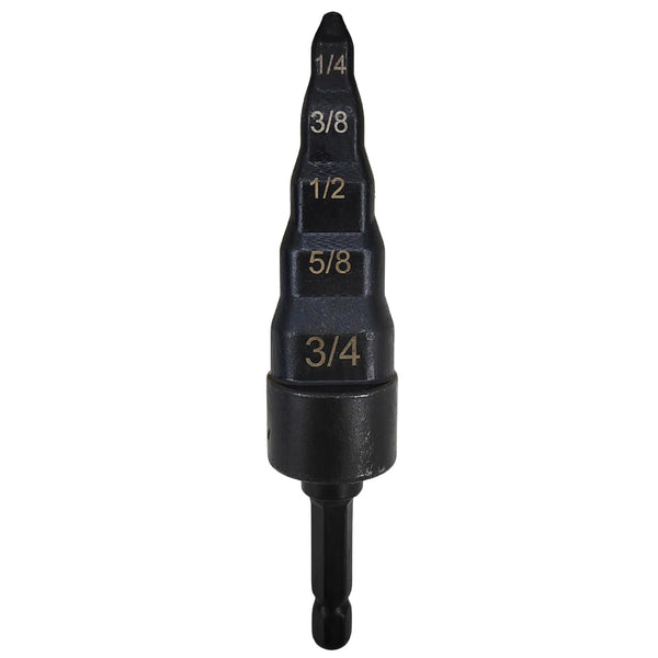 Hymnorq HVAC Tube Swaging Tool 5-in-1 Expander Drill Bit with Hex Shank for Copper Pipe, Must-Have for AC Repair