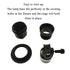 HAHIYO E26 Lamp Socket Bulb Holder Fixture Screw in Mount Light Socket Easy Wire Tighten Down, 2 Pieces