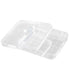 Scicalife 10 Sets Square Petri Dish with Lids, Plastic Material Container for School Lab Science Experiment