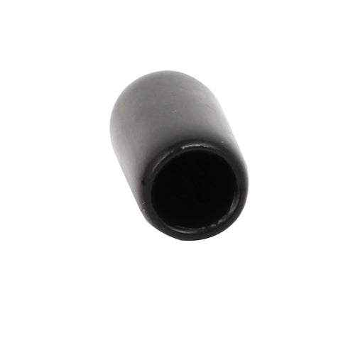 uxcell a16121600ux1380 4mm Inner Dia Rubber Hose End Cap - Screw Thread Protector Cover Black (Pack of 100)