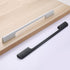 SKFGNX 128-320mm,Black,160mm Modern Furniture Long Handle Cabinets Wardrobe Big Knob Bedside Cabinets Drawer Kitchen