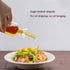 LumaGrove BBQ(450ML) Oil and Vinegar Dispenser Glass, Borosilicate Glass Olive Oil Vinegar Dispenser with Pourers