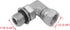 (2-PACK) 6901-04-04-NWO Hydraulic Hose Adapter Fitting 1/4"Male Adjustable Nut O-Ring Boss(7/16"-20UNF)×1/4"Female Swivel(1/4"-18NPSM)90° Elbow SAE Pipe Joints Tube Connector Carbon Steel by BEITERSTOE