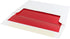 JAM PAPER A6 Foil Lined Invitation Envelopes - 50/Pack - 4 3/4 x 6 1/2 - White with Red Foil