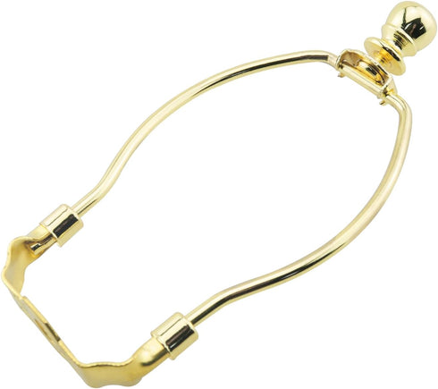 HJGarden 6-inch Imitation Golden Lamp Base, Lampshade, Horn Bracket, Detachable Table Lamp and