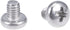 uxcell M4x5mm Machine Screws Pan Phillips Cross Head Screw 304 Stainless Steel Fasteners 30Pcs