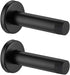 JQK Door Stopper Black, 304 Stainless Steel Sound Dampening Door Stop Bumper Protector, 2 Pack