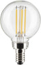 Satco 4-Watt LED E12 Light Bulb, 4000K, Dimmable, 15000 Hour Rating