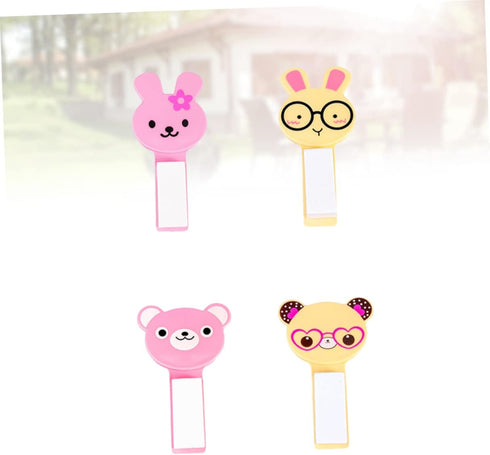 4Pcs Cartoon Toilet Lifter Handle Colorful Plastic Toilet Seat Lifter for Boy Girl and Seniors Easy One-finger