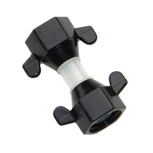 Shurflo 2088 Straight Adapter, 1/2"-14 F-NPT Swivel Nut X 1/2"-14 F-NPT Swivel Nut, Nylon, P/N 244-2866