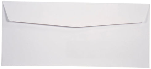 School Smart Window Envelopes, Gummed Flap Closure, No 10, White, Pack of 500