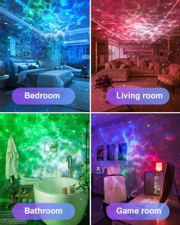360 15 One Fire Galaxy Projector Star Projector Teen Girl Gifts for Boys Gift Ideas Women Gifts Birthday Gifts Effects