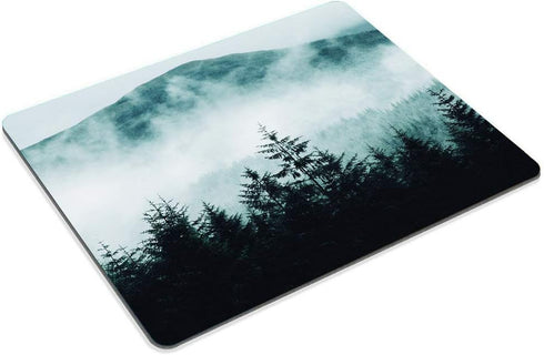 Smooffly Custom Misty Mountains Gaming Mouse Pad - Non-Slip Rubber Rectangle Mousepad for Computers 9.5 X 7.9 Inch