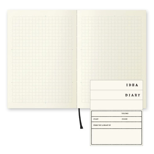 DESIGNPHIL MD Notebook, 176 Pages Ruled, Soft Cover, Paperback Size, Thread Bound, 5.8 x 4.1 x 0.4 inches