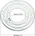 4Inches universal light fixture mounting bracket, 8 Sets 4" Circle Mounting Bracket for Mount Wall Light, Chandelier by Tsurpcao