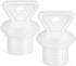 VOSAREA 2pcs Hot Water Bottle Stoppers Leakproof Hot Water Bottle Caps Rubber
