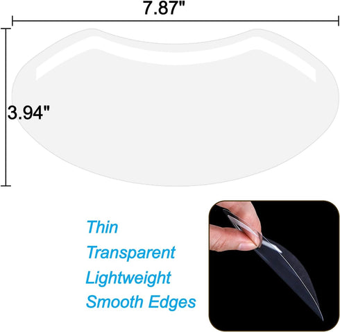 300 DEAYOU Pcs Microblading Shower Face Shields, Disposable Face Visor Masks, Clear Plastic Makeup Eye Cover Protector