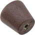 10PCS 0.87" 0.87" Cabinet Walnut Handles, Cambered Surface Solid Wood Drawer Knobs Solid Wood Single-Hole Handles