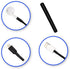 KOOWIN 720 PCS Heat Shrink Tubing Kit, Electrical Cable Wire Sleeve Assortment with Box Set, 2:1 Ratio, 8 Sizes Black